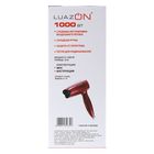 Фен для волос Luazon LF-12, 1000 Вт, 2 скорости, складная ручка, красный - Фото 6