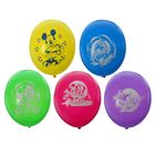 Шар латексный 12" Disney "Микки Маус", пастель, 2-сторонний рисунок, набор 50 шт., цвета МИКС - Фото 1