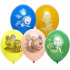 Шары воздушные латексные 14" «Маша и Медведь», пастель, набор 50 шт., цвета МИКС - Фото 2