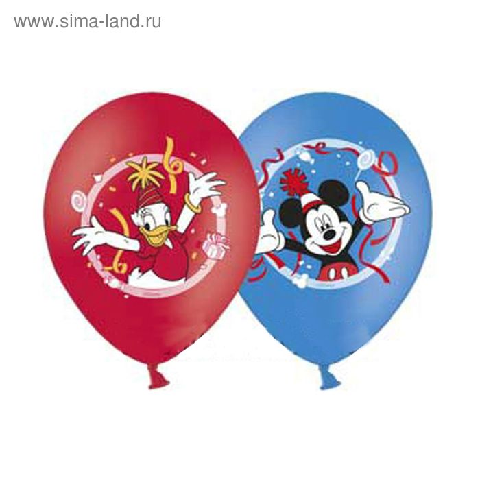 Шар латексный 14" Disney "Микки Маус", пастель, набор 25 шт., цвета МИКС - Фото 1