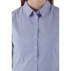 Рубашка женская 281-1556, цвет голубая полоска, размер 46, рост 170 - Фото 3