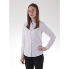 Рубашка женская, цвет белый/горох, размер 46 - Фото 1