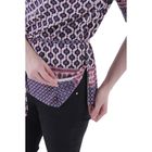 Блузка женская с рукавом 3/4, размер 50, рост 170 см, цвет малиновый (арт. 1597-7 C+) - Фото 5