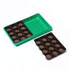 Набор для рассады: торфяная таблетка d=4.1 см, 24 шт., кассета на 24 ячейки по 40 мл, поддон 35.5×22.5 см, зелёный, пластик, Экоторф - Фото 6