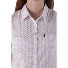 Рубашка женская, цвет белый, размер 48 - Фото 3