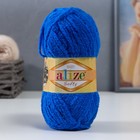Плюшевая пряжа для вязания спицами, крючком ALIZE, Softy, 100% микрополиэстер, 115 м/50 г, (141 василёк) - Фото 1