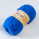 Плюшевая пряжа для вязания спицами, крючком ALIZE, Softy, 100% микрополиэстер, 115 м/50 г, (141 василёк) - Фото 2