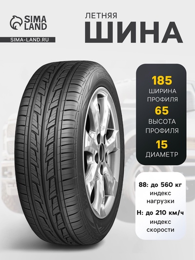 Шина летняя Cordiant Road Runner PS-1 185/65 R=15 88H