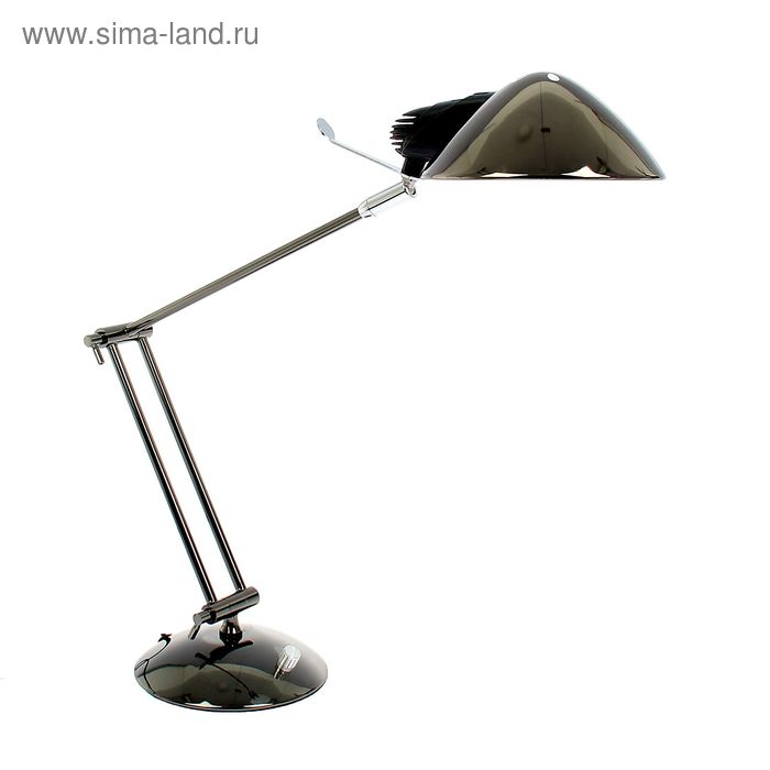 Лампа настольн. E27 с фиксатором направления и регулятором яркости,металлик 18,5х18,5х80 см - Фото 1