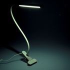 Лампа настольная (18 диодов) на зажиме, МИКС  переходник в комплекте 11х7х67 см - Фото 3