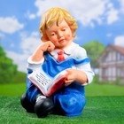 Садовая фигура "Мальчик с книгой" цветной, 30х26х43см - фото 8450104