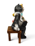 Садовая фигура из полистоуна «Коты на лавке», 40×18×40 см - Фото 8