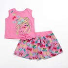 Комплект для девочки (майка+юбка), рост 98 см (56), цвет розовый_160083 - Фото 1