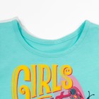 Комплект для девочки (футболка+бриджи), рост 104 см (56), цвет бирюза_160084 - Фото 8