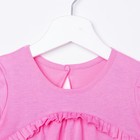 Платье для девочки, рост 116 см (60), цвет розовый_160074 - Фото 2