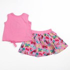 Комплект для девочки (майка+юбка), рост 122 см (64), цвет розовый_160083 - Фото 7