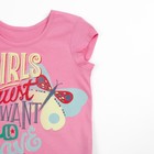 Комплект для девочки (футболка+бриджи), рост 116 см (60), цвет розовый_160084 - Фото 9