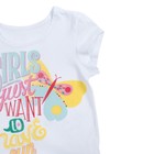Комплект для девочки (футболка+бриджи), рост 98 см (56), цвет белый/розовый_160084 - Фото 9