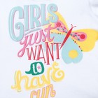 Комплект для девочки (футболка+бриджи), рост 98 см (56), цвет белый/розовый_160084 - Фото 10