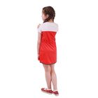 Платье для девочки, рост 140 см (72), цвет красный_160086 - Фото 11