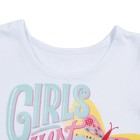 Комплект для девочки (футболка+бриджи), рост 116 см (60), цвет белый/розовый_160084 - Фото 8