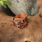 Кольцо-амулет «Коловрат», пластинчатый, медь - Фото 2