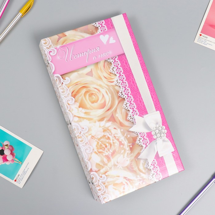 Фотоальбом на 300 фото 10×15 см «Наша история», 33×17.5 см - Фото 1