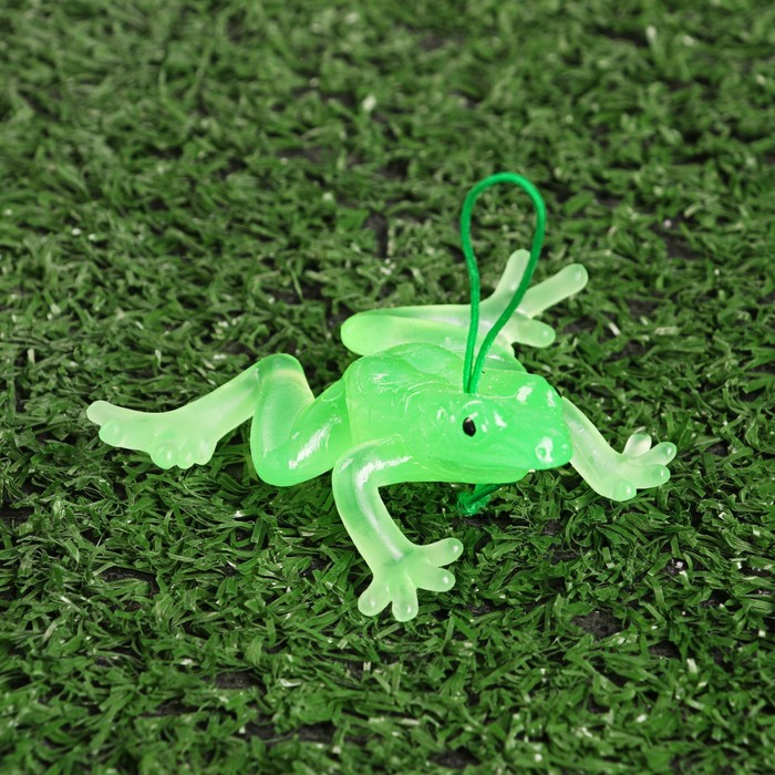 Светящаяся декоративная подвеска "Лягушка", 6 × 4.5 см - фото 1911203008