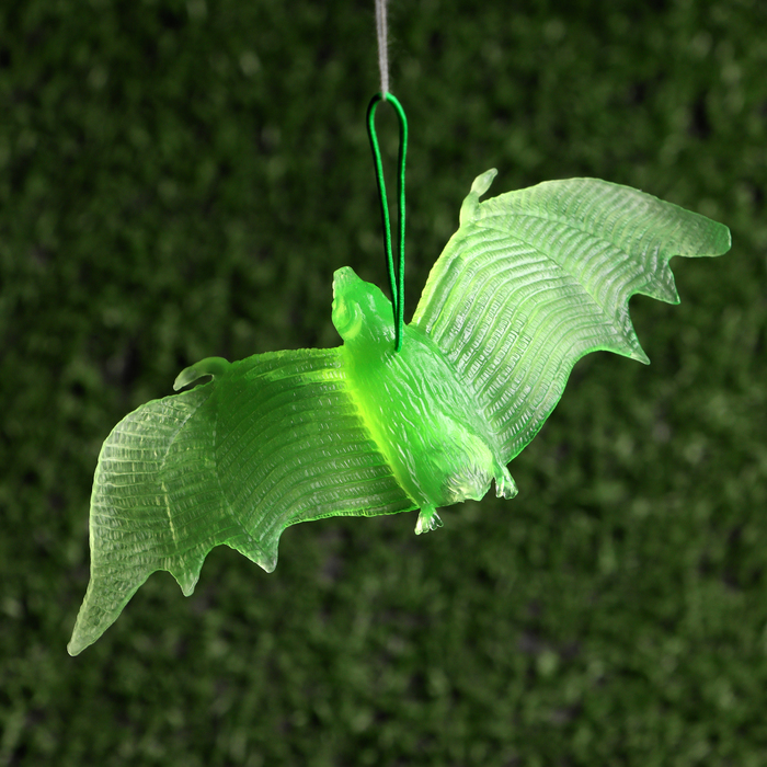 Светящаяся декоративная подвеска "Летучая мышь", 11 × 4 см - фото 1911203011