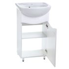 Комплект мебели «Альтерна»: Тумба «Тура 45» с раковиной «Уют-450», 460×360×820 мм, цвет белый - Фото 3