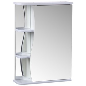 Зеркало-шкаф 'Тура' З.01-5001, с тремя полками, 50 х 15,4 х 70 см Ош