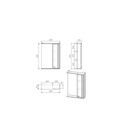 Зеркало-шкаф "Тура", 60 х 15,4 х 83,2 см - Фото 3