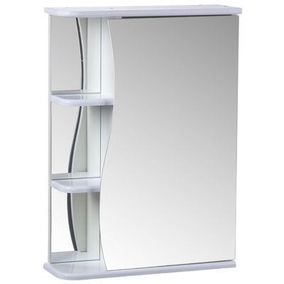 Зеркало-шкаф "Тура" З.01-5501, с тремя полками, 55 х 15,4 х 70 см