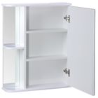 Зеркало - шкаф для ванной комнаты «Тура 5500», 3 полки, 550×154×700 мм, цвет белый - Фото 2