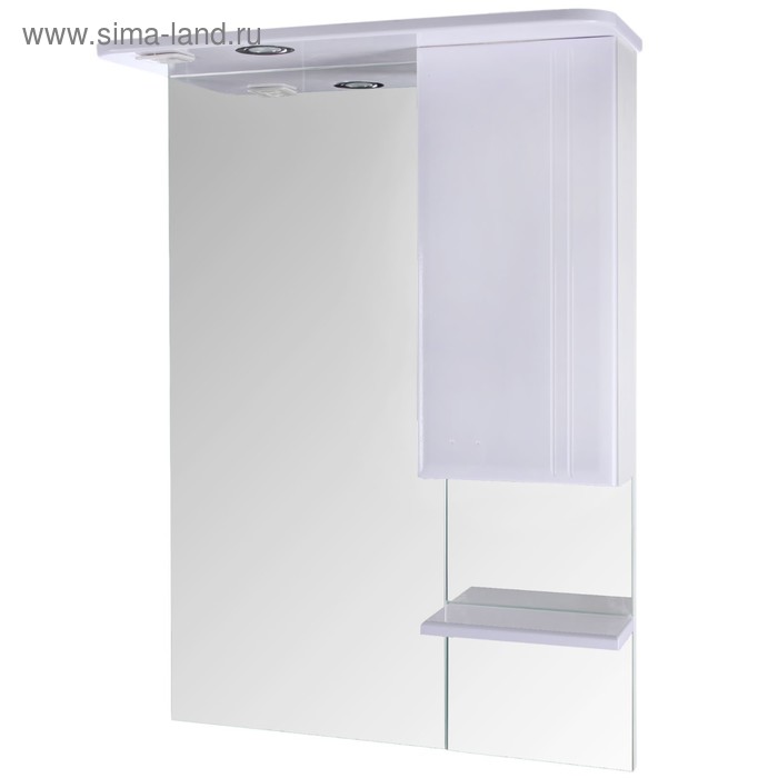 Зеркало-шкаф "Тура", 650 х 234 х 900 мм, со светильником - Фото 1