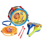 Набор музыкальных инструментов ZABIAKA «Оркестр», 7 предметов, МИКС - Фото 4