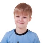 Комплект для мальчика (футболка+шорты), рост 152 см (12 лет), цвет тёмно-синий/голубой Н463 - Фото 6