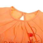 Платье с коротким рукавом для девочки, рост 86 см (18 мес), цвет персик Л194 - Фото 2