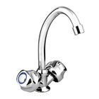 Смеситель для кухни Accoona A5677, двухрычажный, хром - Фото 1