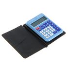 Калькулятор карманный 8-разрядный LC-110NBLCFS, 58*87*12мм, питание от батарейки, синий - Фото 1