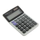 Калькулятор настольный 12-разрядный MT-852AII, 104*161*18мм, двойное питание, черный - Фото 1