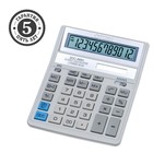 Калькулятор настольный Citizen "SDC-888XWH", 12-разрядный, 158 х 203 х 31мм, двойное питание, белый - Фото 1