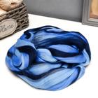 Шерсть для валяния 100% полутонкая шерсть мультиколор 100гр (6083) - Фото 1