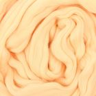 Шерсть для валяния 100% полутонкая шерсть 100гр (1082, шампанское) - Фото 1