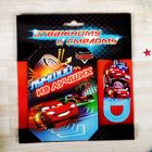 Набор подарочный с блокнотом-открыткой и закладкой "Отважному и смелому", Тачки - Фото 13