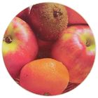 Доска разделочная стеклянная Доляна «Яблоки», d=20 см - Фото 1