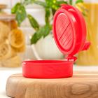 Форма для котлет Доляна Stufz, 13×12×5.5 см, цвет красный - Фото 1