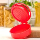 Форма для котлет Доляна Stufz, 13×12×5.5 см, цвет красный - Фото 3