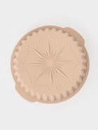 Форма для выпечки Доляна «Рифлёный круг. Звезда», силикон, d=20 см, с ручками, бежевый - Фото 2