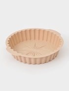 Форма для выпечки Доляна «Рифлёный круг. Звезда», силикон, d=20 см, с ручками, бежевый - Фото 3